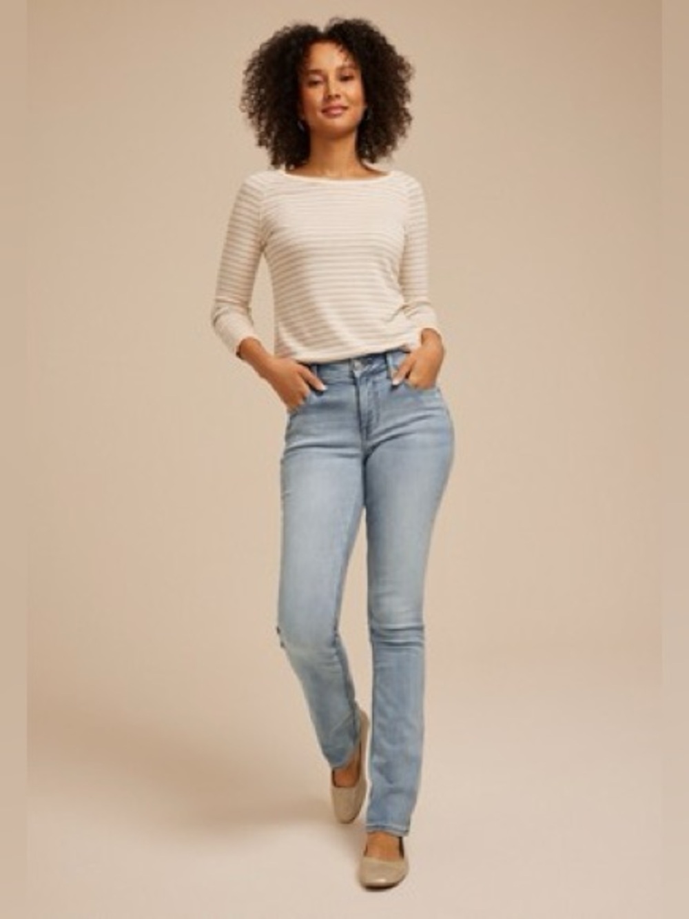 Maurices Classic Slim Boot Mid Rise m Jean in Medium Sandblast NWT Size 10 - Picture 9 of 10